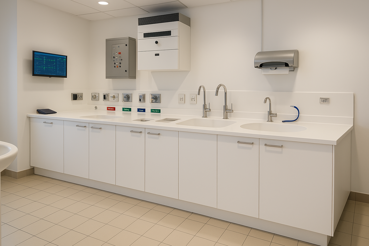Espace santé en Solid Surface